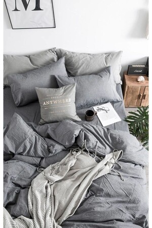 مجموعة غطاء المزدوج من المادة المزدوجة 200x220 سم نيودارككاسل Cs148892 TYC0047148611522 - Sheri Home