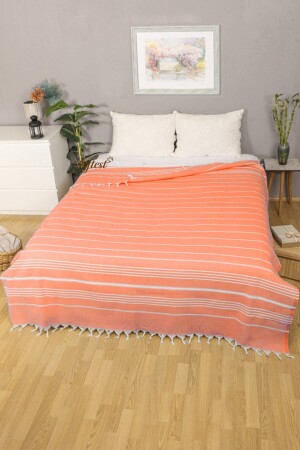 MNZ-200x240 سم سلطان بيك مزدوج المجانب، غطاء السرير، غطاء الأريكة، بيكي البيسيتيمال - Softest