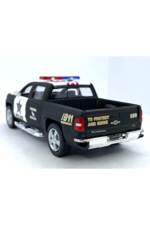 2014 Chevrolet Silverado Police Pull Drop 5 Zoll. Spielzeugauto 1:46 KT5381DP - 2