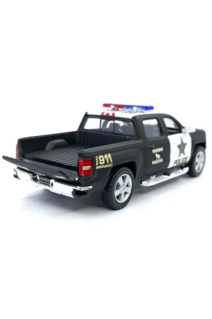 2014 Chevrolet Silverado Police Pull Drop 5 Zoll. Spielzeugauto 1:46 KT5381DP - 3
