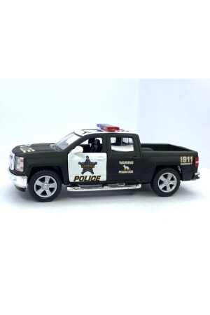 2014 Chevrolet Silverado Police Pull Drop 5 Zoll. Spielzeugauto 1:46 KT5381DP - 8
