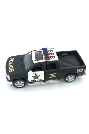 2014 Chevrolet Silverado Polis Çek Bırak 5 inch. Oyuncak Araba 1:46 KT5381DP - 6