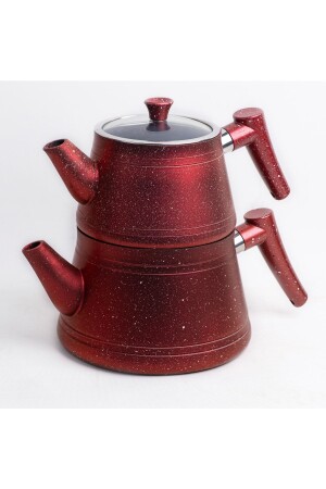 كوب شاي من غلاف زجاج غرانيت الأحمر 2020ST000000245 - Zümrüt