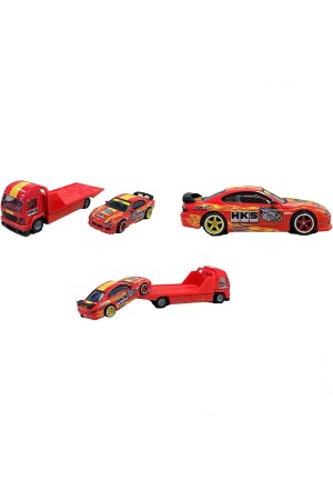 2022 Neu / Neuer Nissan Silvia S15 + Aero Lift Team Transport Maßstab 1:64 Hotwheels Premiummarke HobbyToysMaMiToy-Set1 - 5