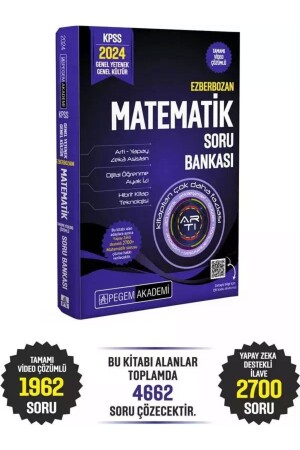 2024 Ezberbozan KPSS Genel Yetenek Genel Kültür Matematik Soru Bankası - 1