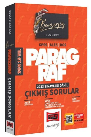 2024 Kpss Ales Dgs Benzersiz Paragraf Son 15 Yıl Çıkmış Sınav Soruları - 1