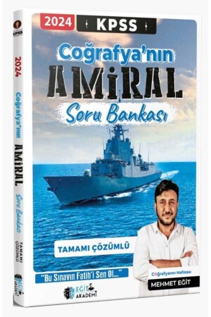 2024 Kpss Coğrafyanın Amiral Soru Bankası Çözümlü - Mehmet Eğit - 1