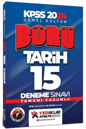 2024 Kpss Genel Kültür Börü Tarih Tamamı Çözümlü 15 Deneme - 1