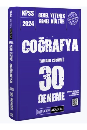 2024 KPSS Genel Yetenek Genel Kültür Coğrafya 30 Deneme - 2