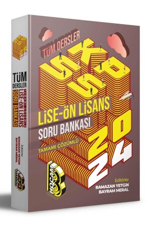2024 KPSS Lise Ön Lisans Tüm Dersler Tamamı Çözümlü Soru Bankası Benim Hocam Yayınları - 1