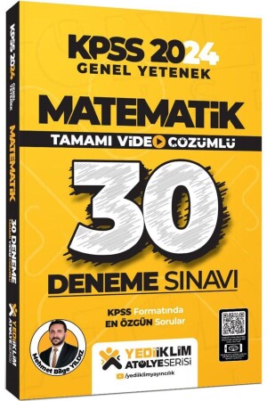 2024 Kpss Matematik Tamamı Video Çözümlü 30 Deneme-mehmet Bilge Yıldız - 2