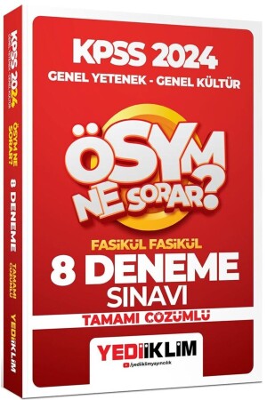 2024 Kpss Ösym Ne Sorar Genel Yetenek Genel Kültür Tamamı Çözümlü 8 Fasikül Dene - 2