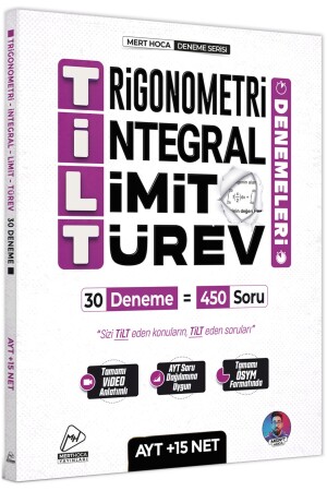 2024 Mert Hoca AYT TİLT Denemeleri - Trigonometri İntegral Limit Türev 30'lu Deneme - 1