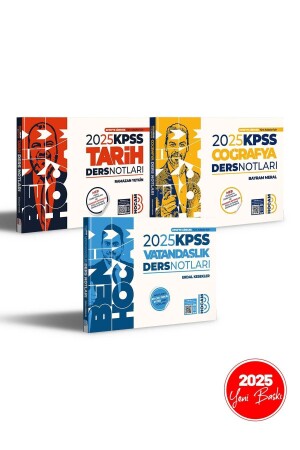 2025 الطباعة الحالية Kpss مجموعة دروس الثقافة العامة - Benim Hocam Yayınları