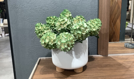 المكعب الأبيض مع الزهور - 20293 - Cadde Yıldız