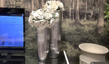 موز نقدية مزدوجة مع الزهور - 20306 - Cadde Yıldız