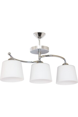 غرفة المعيشة المطبخ الموضعي الموضعي المزخرف الحديث كروم 2031-ب الزجاج الحزل 3 صف الشنابل HZL8820 - AVİZEVİ