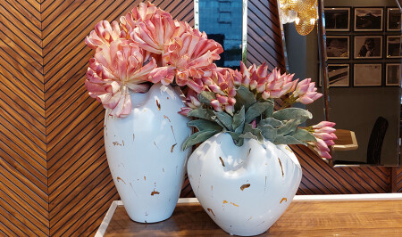 المكعب المزدوج مع الزهور - 20425 - Cadde Yıldız