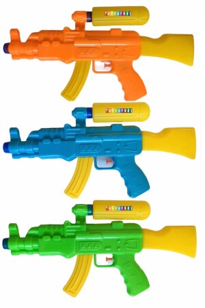 206 Su Tüfeği 3 Lü Set Büyük Boy Su Silahı 39 Cm - Turkafone