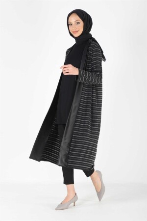 2070_gefütterter, lässiger Hijab-Cardigan - 1