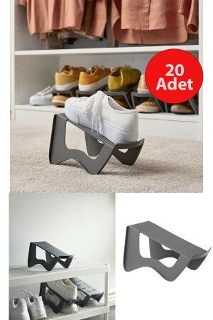 20'li Tekli Ayakkabı Rampası Ayakkabı Düzenleyici Dolap Içi Organizer - C8home