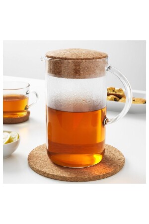 جنجان من الزجاج من النقود مع غطاء الفناء ارتفاع: 21 سم حجم: 1.5 لترات زجاجة ماء من الزجاج من اليكيا شفاف 0756564 - IKEA