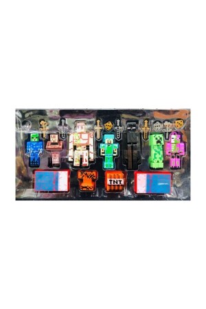 21-teiliges Spielzeug-Minecraft-Figurenset mit XL-Zubehör FİG98 - 1