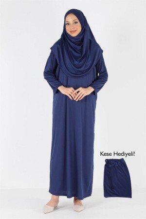 2133_Einteiliges Gebets-Hijab-Kleid mit Kopftuch - 1