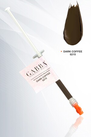 215- Dark Coffee Tek Kullanımlık Kalıcı Makyaj Ve Microblading Kaş Boyası- Pigmenti - 2