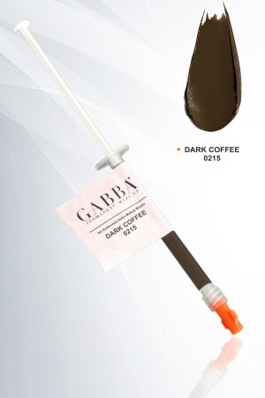 215- Dark Coffee Tek Kullanımlık Kalıcı Makyaj Ve Microblading Kaş Boyası- Pigmenti - 1