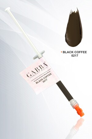 217- Black Coffee Tek Kullanımlık Kalıcı Makyaj Ve Microblading Kaş Boyası- Pigmenti - 1