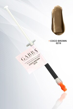 219- Coco Brown Tek Kullanımlık Kalıcı Makyaj Ve Microblading Kaş Boyası- Pigmenti - 1