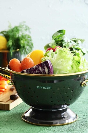 (منيز-تروي) المُصَمَّم 22 سم (ستراينر) أسود 600. 15.01.0526 - Emsan