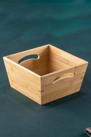 صندوق الخبز من الخيزران من الخيزران - 22 سم - Acar