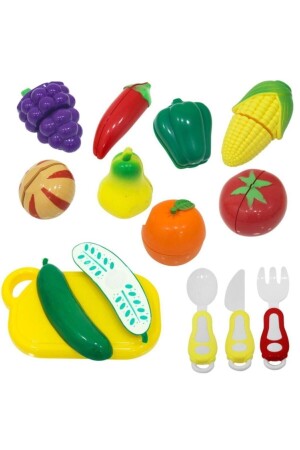 مجموعة قص الفواكه والخضروات المكونة من 22 قطعة - Birlik Oyuncak