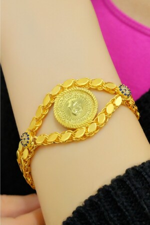 22 Karat Viertel-Pailletten-Armband - 2