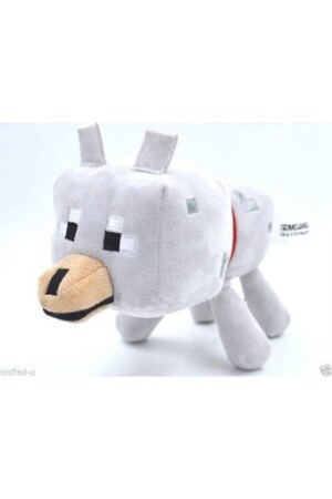 منز-بلوش الذئب 22 سم (ذئب شخصية) الذئبالأبيض - Minecraft