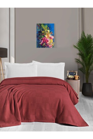 مـنـز-وافل بـبيكة، غطاء القطن سميكة الخيط، ناعم، مضاعف 220*240 شب5 - Mulberry