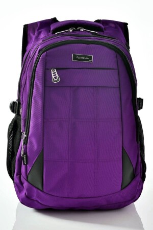 2227 Wasserdichter Schulrucksack, lila Farbe - 1