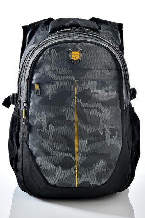 2235 Graue Camouflage-Schultasche – täglicher Sport-Reiserucksack - 1