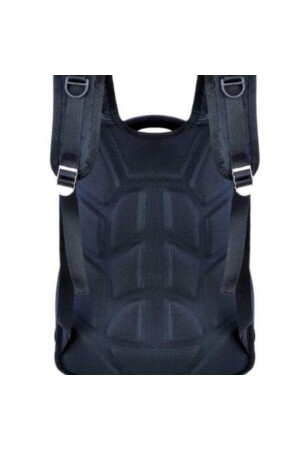 2235 Schulrucksack mit Tarnmuster, Blau - 4