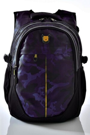 2235 Schulrucksack mit Tarnmuster, Lila, rlx2235okul - 3