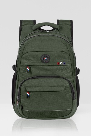 2236 Schulrucksack Grün - 1