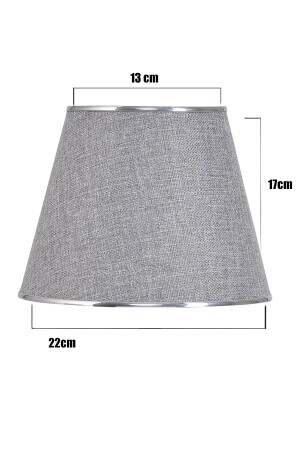 22' Lampenschirm / GRAUES CHROM - Evlight