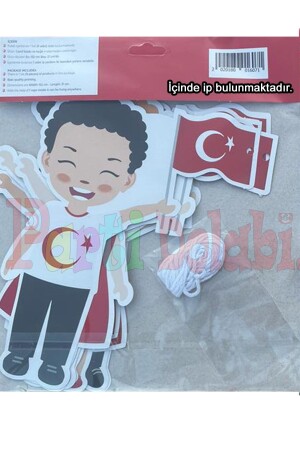 23 Nisan Elele Tutuşan Neşeli Çoçuklar Dekoratif Banner 23 Nisan Çoçuk Bayramı Ev Okul Süsleme - 7