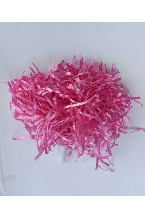 23 Nisan Gösteri Ponponu Rafya Koyu Pembe - Kika