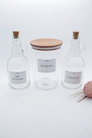 جرة من المواد المزيفة من النزيف من الخشب 2300 مل - المواد المزيفة السائلة و المضيفة 1000 مل مع الغطاء من الفناء zeze902200 - zezedesing