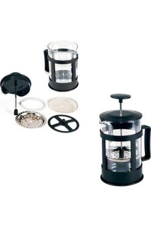 2300 French Press Kaffee- und Teetasse mit Sieb - 6