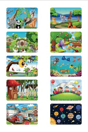 مقياس من الخشب من قاعدة من 24 قطعة مجموعة من 10 - Kiri