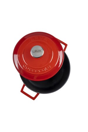 مقعد من الحديد المعدني 24 سم حمراء 2016ST023123228554106 - Lava